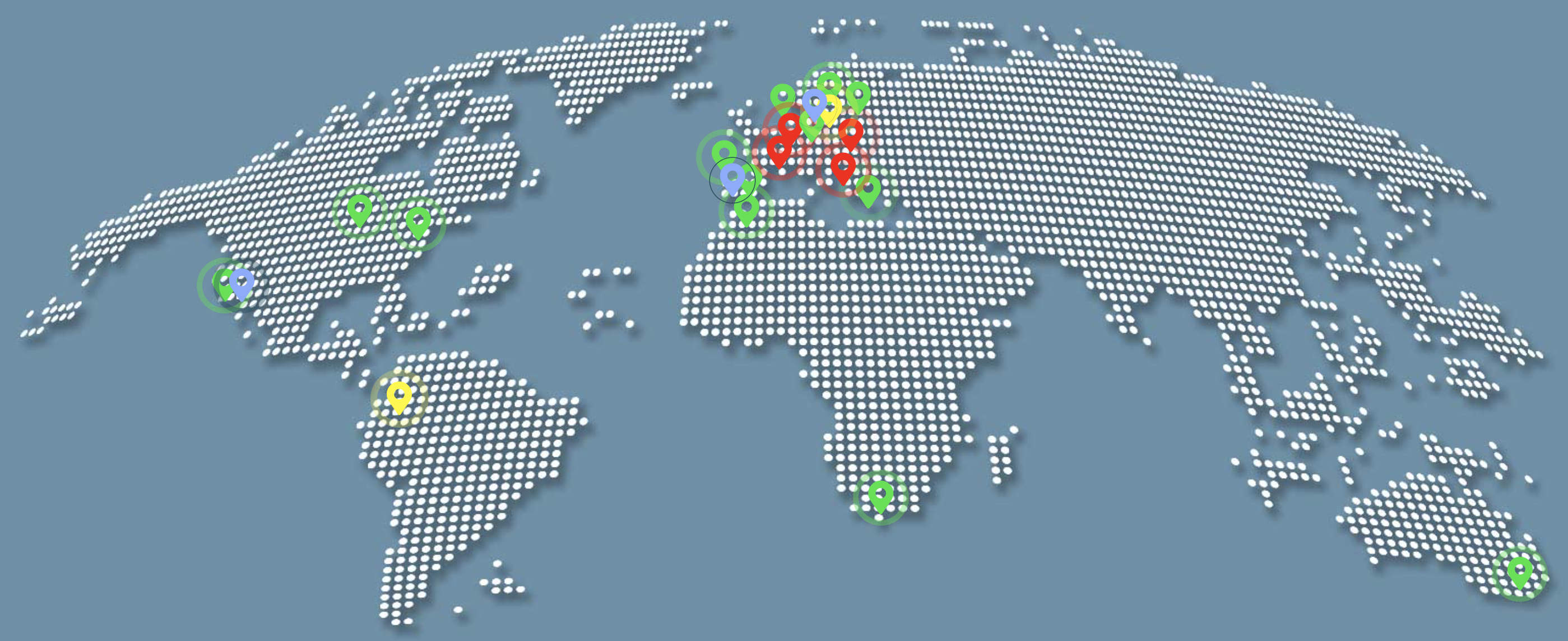 Mapa Mundo de destinos
